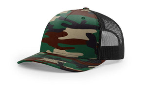 Off Duty Camo 4406 Leather Patch Hats