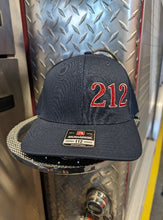 Load image into Gallery viewer, Pony tail Hat Navy Unit Number