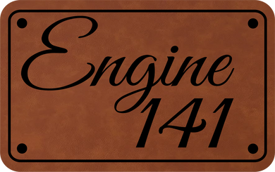 Engine co. Fancy Leather front