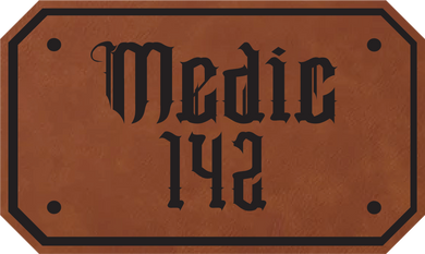 Medic co. Passport Leather front