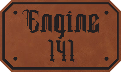 Engine co. Passport Leather front