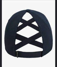 Load image into Gallery viewer, Pony tail Hat Navy Apparatus