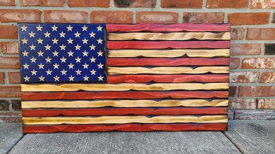 Rustic American Flag